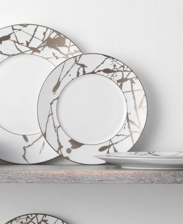 Noritake Raptures Platinum Set Of 4 Salad Plates, Service For 4 - Image 4