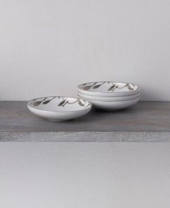 Noritake Raptures Platinum Set Of 4 Fruit Bowls, Service For 4 -VilleroyBoch shop 23524914 fpx