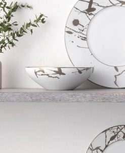 Noritake Raptures Platinum Set Of 4 Cereal Bowls, Service For 4 -VilleroyBoch shop 23524918 fpx