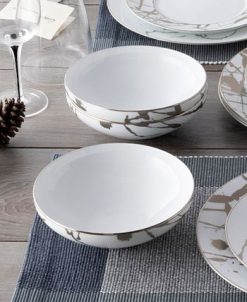 Noritake Raptures Platinum Set Of 4 Cereal Bowls, Service For 4 -VilleroyBoch shop 23524920 fpx