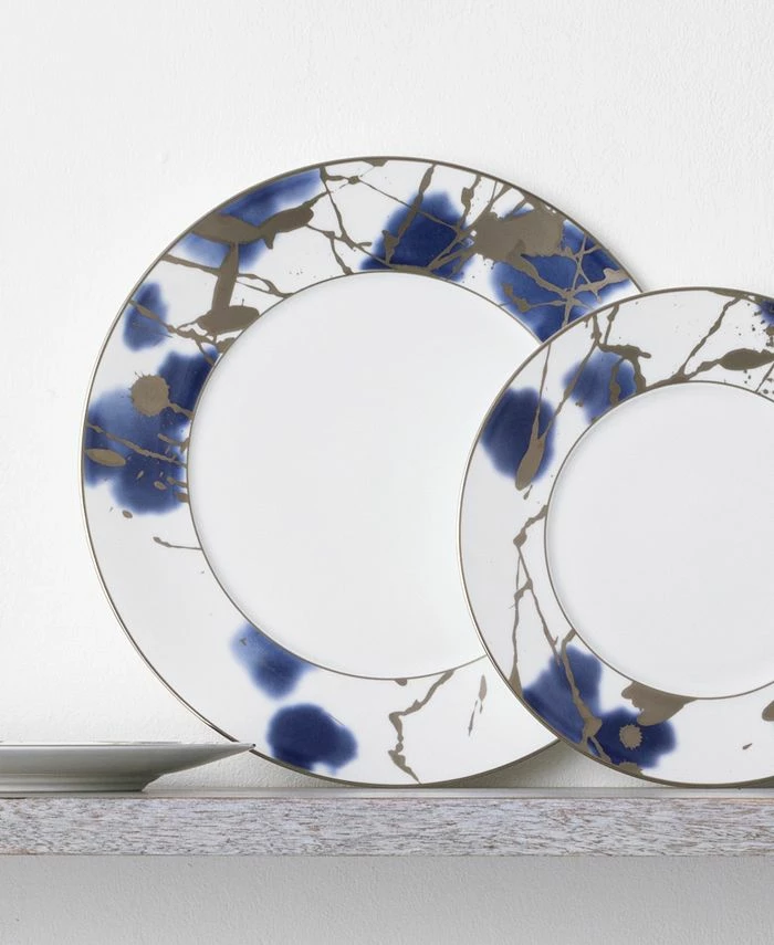 Noritake Jubilant Days Platinum Set Of 4 Dinner Plates, Service For 4 - Image 4