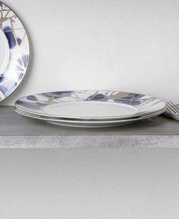 Noritake Jubilant Days Platinum Set Of 4 Dinner Plates, Service For 4 - Image 5