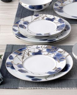 Noritake Jubilant Days Platinum Set Of 4 Dinner Plates, Service For 4 -VilleroyBoch shop 23524945 fpx