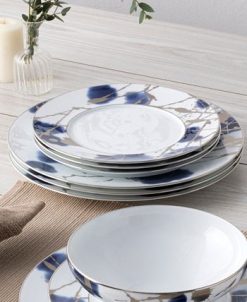 Noritake Jubilant Days Platinum Set Of 4 Dinner Plates, Service For 4 -VilleroyBoch shop 23524947 fpx