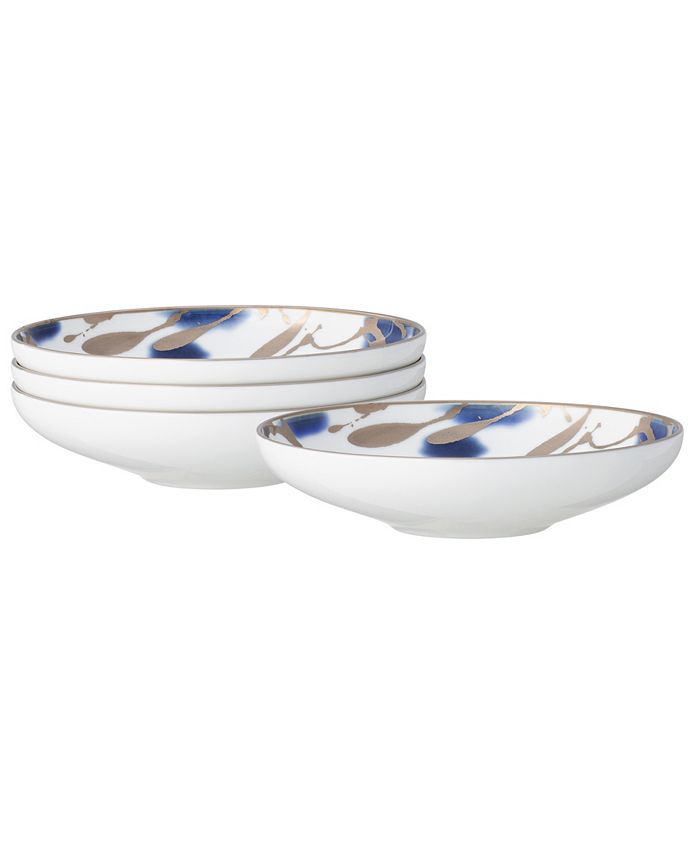 Jubilant Days Platinum Set Of 4 Fruit Bowls, Service For 4 Noritake Jubilant Days Platinum Set Of 4 Fruit Bowls, Service For 4 -VilleroyBoch shop