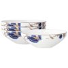 Noritake Jubilant Days Platinum Set Of 4 Soup And Cereal Bowl, Service For 4