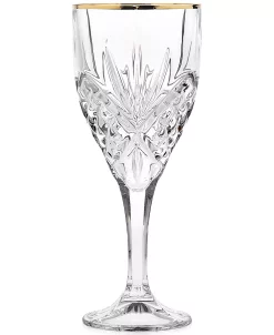 Godinger Dublin Gold Goblets, Set Of 4