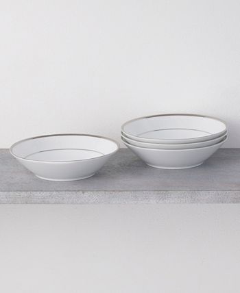 Regina Platinum Set Of 4 Soup Bowls, Service For 4 Noritake Regina Platinum Set Of 4 Soup Bowls, Service For 4 -VilleroyBoch shop