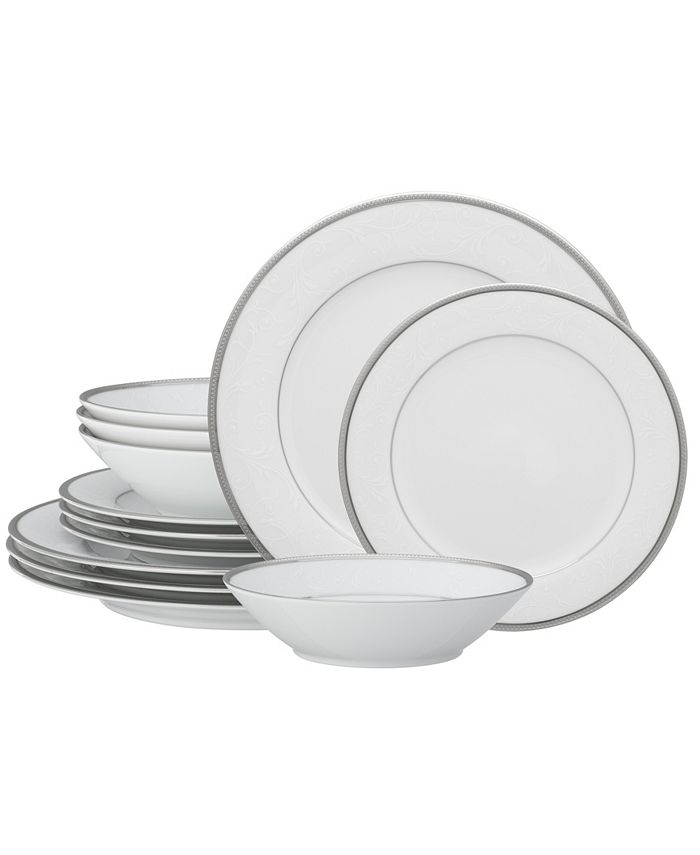 Noritake Regina 12 Piece Set, Service For 4 3 Noritake Regina 12 Piece Set, Service For 4