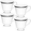 Noritake Crestwood Platinum Set Of 4 Cups, Service For 4 -VilleroyBoch shop 23547893 fpx