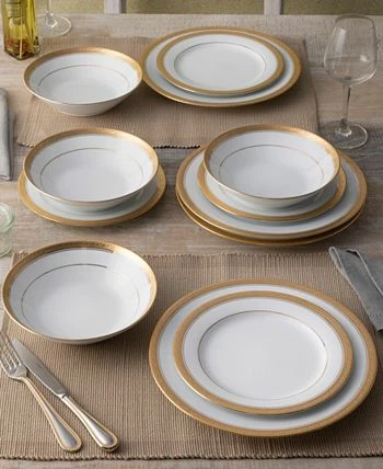 Noritake Crestwood Gold Set Of 4 Salad Plates, Service For 4 - Image 7
