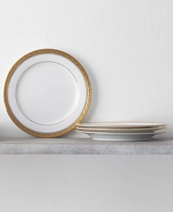 Noritake Crestwood Gold Set Of 4 Salad Plates, Service For 4 - Image 6