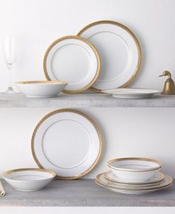 Noritake Crestwood Gold Set Of 4 Dinner Plates, Service For 4 -VilleroyBoch shop 23547906 fpx