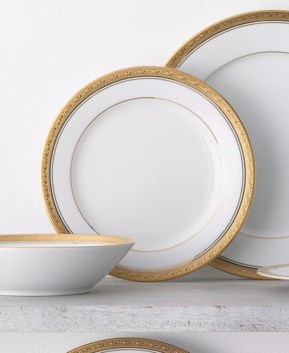 Noritake Crestwood Gold Set Of 4 Salad Plates, Service For 4 - Image 9