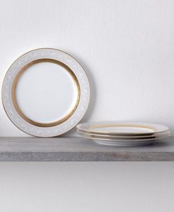 Noritake Crestwood Gold Set Of 4 Accent Plates, Service For 4 -VilleroyBoch shop 23547929 fpx
