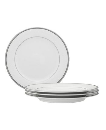 Regina Platinum Set Of 4 Bread Butter And Appetizer Plates, Service For 4 Noritake Regina Platinum Set Of 4 Bread Butter And Appetizer Plates, Service For 4 -VilleroyBoch shop