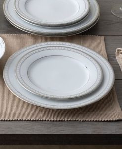 Noritake Rochester Platinum Set Of 4 Dinner Plates, Service For 4 -VilleroyBoch shop 23548053 fpx