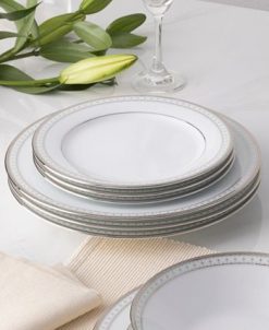 Noritake Rochester Platinum Set Of 4 Dinner Plates, Service For 4 -VilleroyBoch shop 23548055 fpx