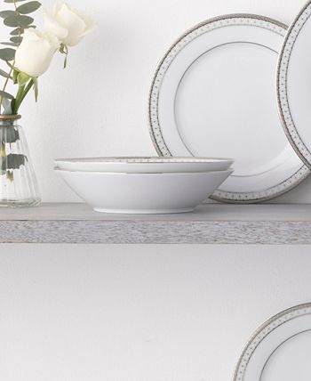 Rochester Platinum Set Of 4 Soup Bowls, Service For 4 Noritake Rochester Platinum Set Of 4 Soup Bowls, Service For 4 -VilleroyBoch shop