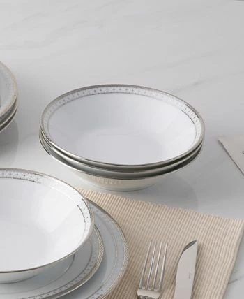 Noritake Rochester Platinum Set Of 4 Soup Bowls, Service For 4 - Image 8