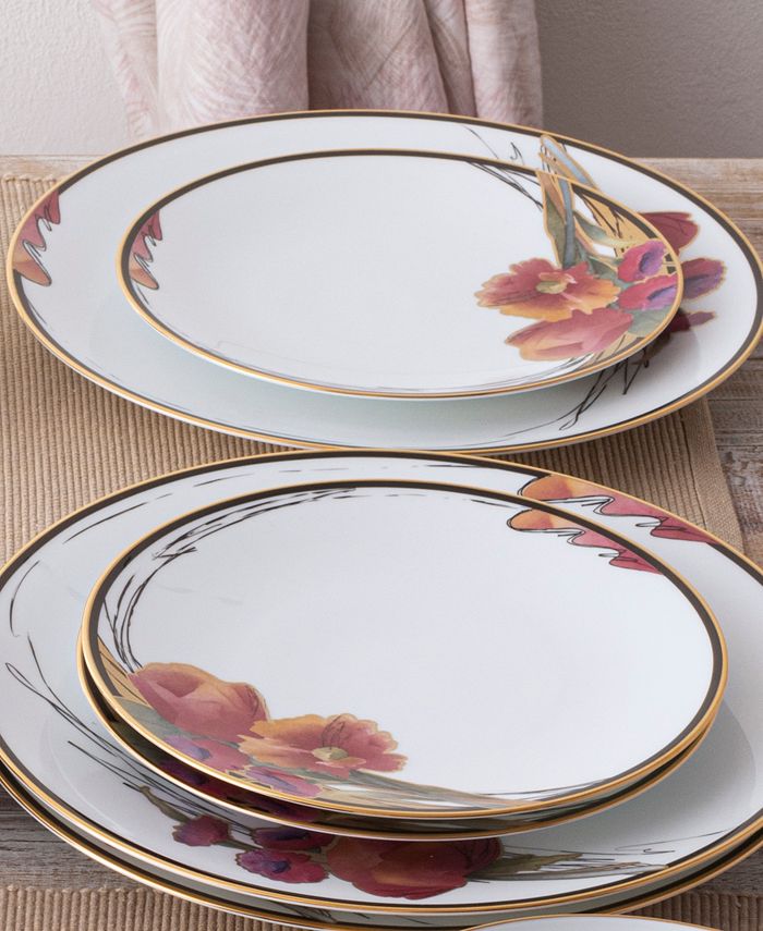 Noritake Alluring Fields Set Of 4 Salad Plates, Service For 4 6 Noritake Alluring Fields Set Of 4 Salad Plates, Service For 4 - Image 4