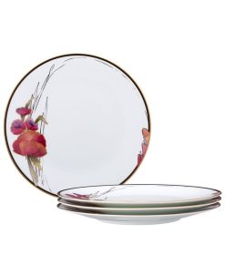 Noritake Alluring Fields Set Of 4 Dinner Plates, Service For 4