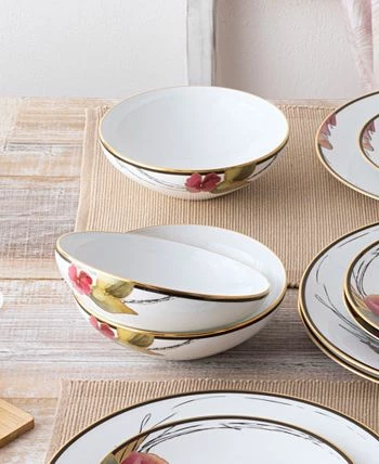 Noritake Alluring Fields Set Of 4 Soup And Cereal Bowls, Service For 4 - Image 6