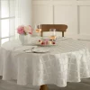 Lenox Aurel Leaf Round Tablecloth 90 X 90