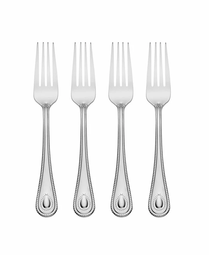 Lenox French Perle Salad Forks, Set Of 4