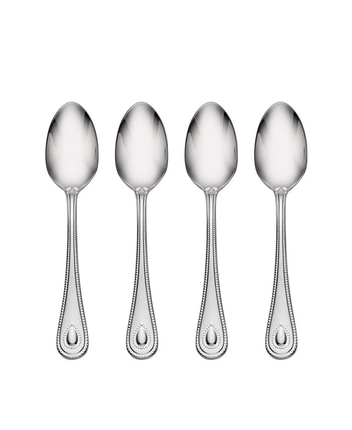 French Perle Teaspoons, Set Of 4 Lenox French Perle Teaspoons, Set Of 4 -VilleroyBoch shop
