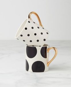 Kate Spade On The Dot Assorted Mugs 2 Piece Set, Service For 2 -VilleroyBoch shop 23602698 fpx