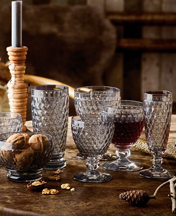 ston Smoke Crystal Dessert Bowl/ Champagne Glass, Set Of 4 Villeroy & Boch Ston Smoke Crystal Dessert Bowl/ Champagne Glass, Set Of 4 -VilleroyBoch shop