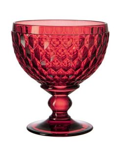 Villeroy & Boch Ston Red Crystal Dessert Bowl/ Champagne Glass, Set Of 4 -VilleroyBoch shop 23604286 fpx