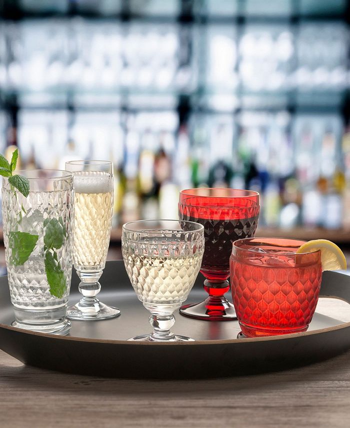 Drinkware, Red Boston Double Old-Fashioned Glass Villeroy & Boch Drinkware, Red Boston Double Old-Fashioned Glass -VilleroyBoch shop