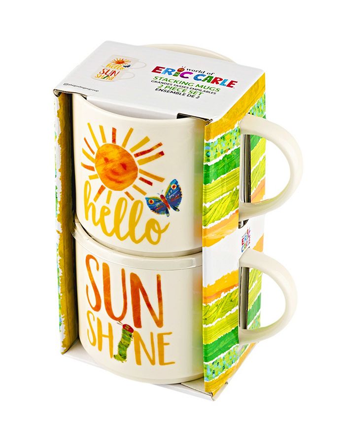World Of Eric Carle Hello Sunshine 15 Oz Stackable Mugs Set Godinger World Of Eric Carle Hello Sunshine 15 Oz Stackable Mugs Set -VilleroyBoch shop