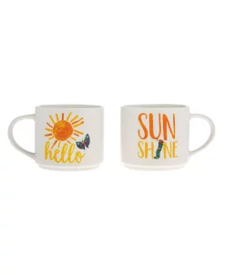 Godinger World Of Eric Carle Hello Sunshine 15 Oz Stackable Mugs Set