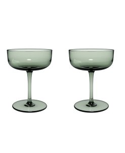 Villeroy & Boch Sage Champagne Glasses, Set Of 2