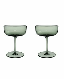 Villeroy & Boch Sage Champagne Glasses, Set Of 2