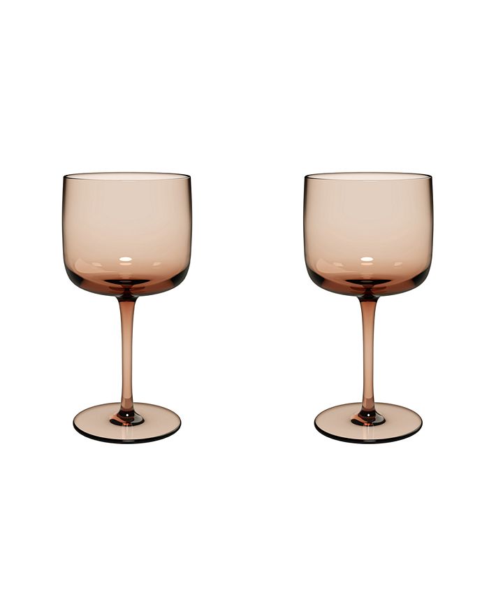 Clay Wine Glass Glasses, Set Of 2 Villeroy & Boch Clay Wine Glass Glasses, Set Of 2 -VilleroyBoch shop