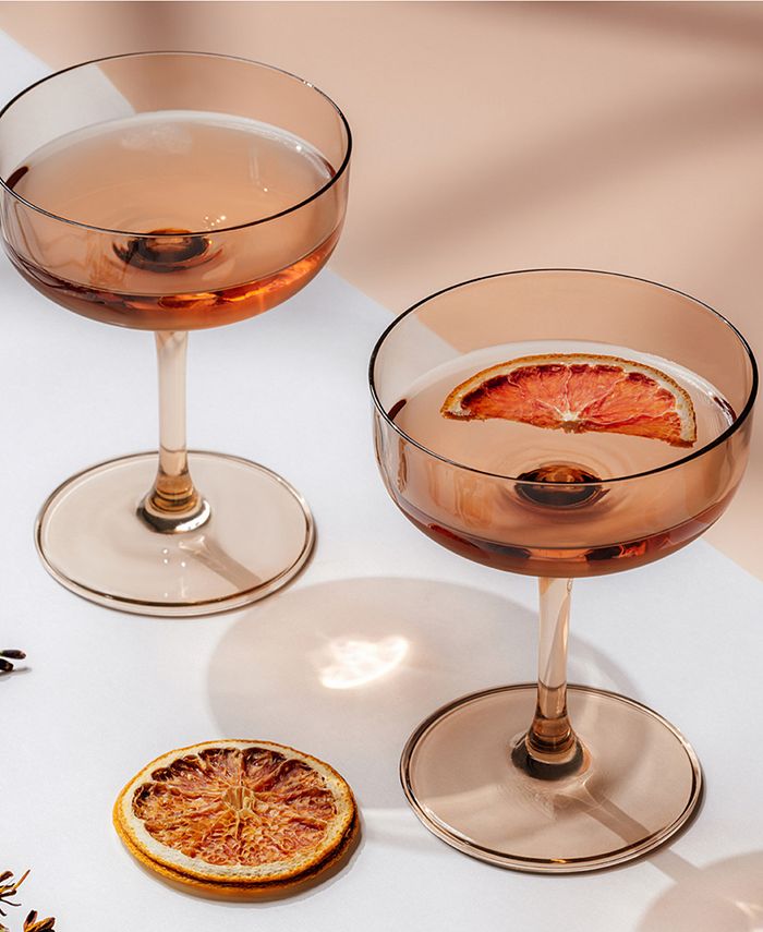 Clay Champagne Glasses, Set Of 2 Villeroy & Boch Clay Champagne Glasses, Set Of 2 -VilleroyBoch shop