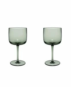 Villeroy & Boch Sage Wine Glass Pair, Set Of 2