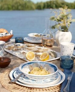 Lenox Blue Bay Melamine 20-Piece Dinnerware Set, Service For 4 -VilleroyBoch shop 23621085 fpx