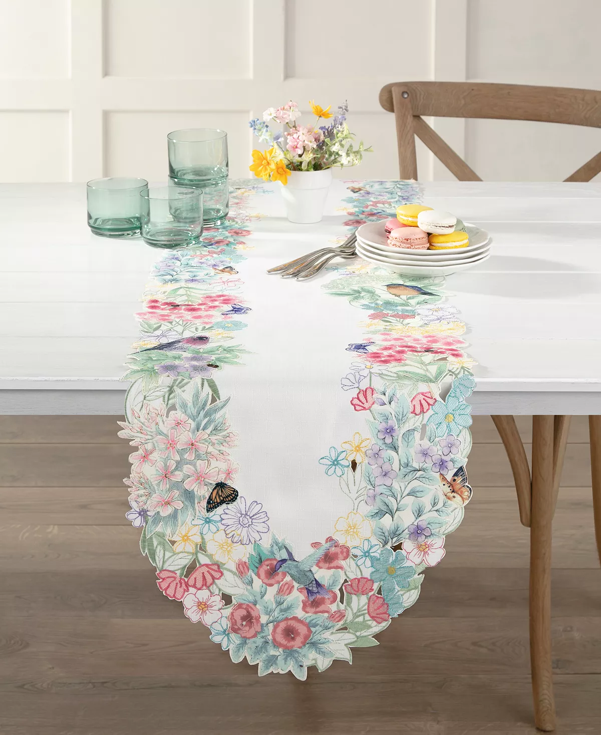 Lenox Butterfly Meadow Flutter Table Runner - Image 2