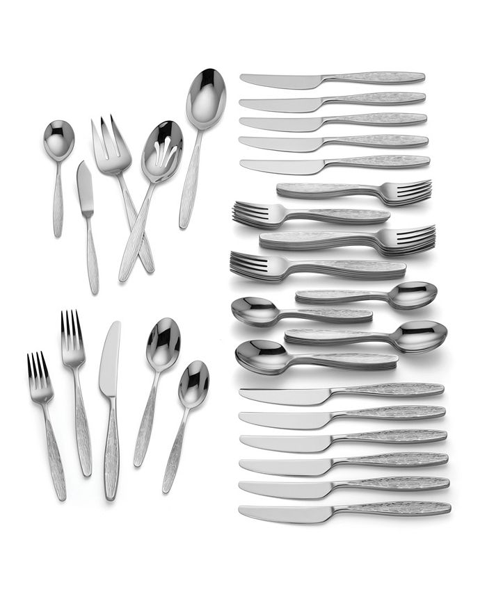 Lenox Emerick 65-PC Flatware Set, Service For 12 3 Lenox Emerick 65-PC Flatware Set, Service For 12