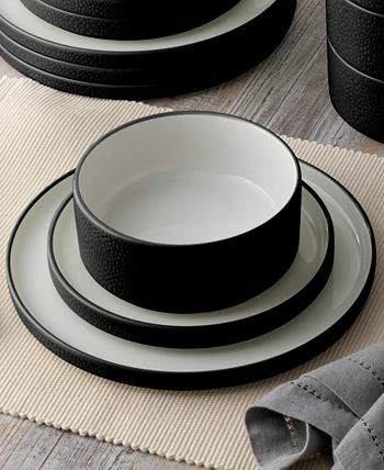 Noritake Colortex Stone 12-Pc. Dinnerware Set, Service For 4 - Image 2