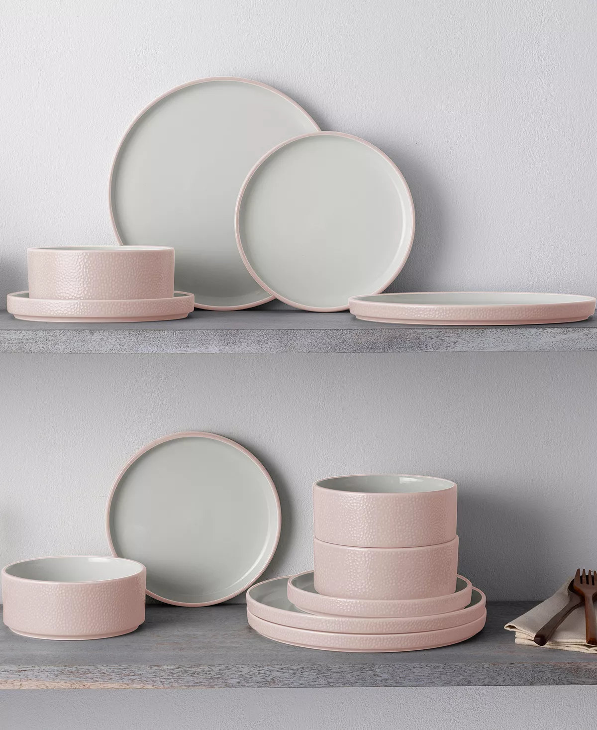 Noritake Colortex Stone 12-Pc. Dinnerware Set, Service For 4 - Image 10