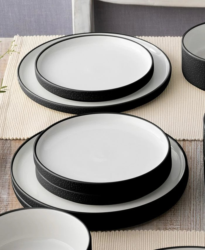 Noritake Colortex Stone Stax Dinner Plates, Set Of 4 - Image 4