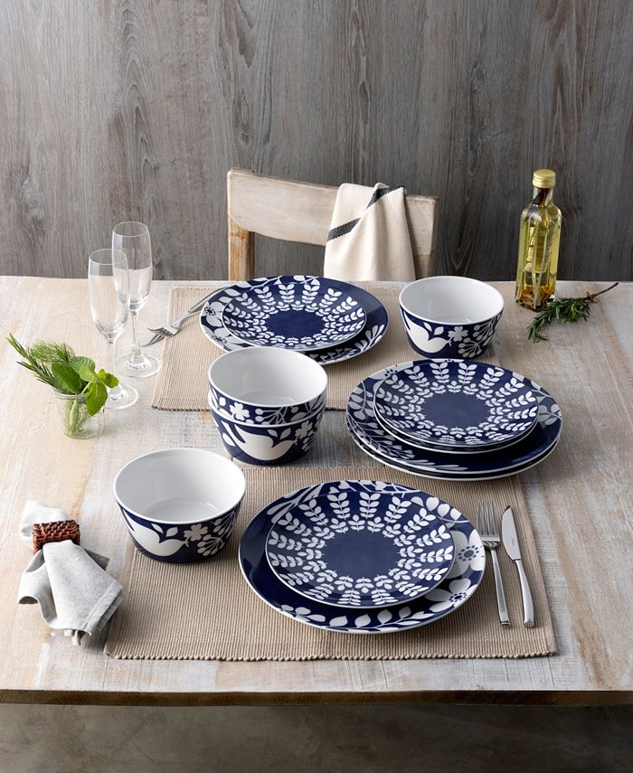 Bluefjord Floral Dinnerware Collection Noritake Bluefjord Floral Dinnerware Collection -VilleroyBoch shop