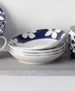 Noritake Bluefjord Floral 4 Piece Pasta Bowls Set, Service For 4 4 Noritake Bluefjord Floral 4 Piece Pasta Bowls Set, Service For 4 -VilleroyBoch shop 23880008 fpx