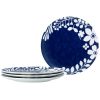 Noritake Bluefjord Floral 4 Piece Coupe Dinner Plates Set, Service For 4 -VilleroyBoch shop 23880022 fpx